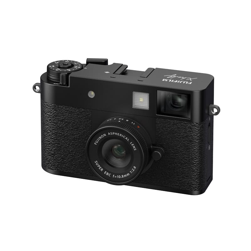 Fujifilm X-HF1 Schwarz Kompaktkamera mit 10.8mm Objektiv.
